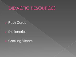 DIDACTIC RESOURCESFlash Cards