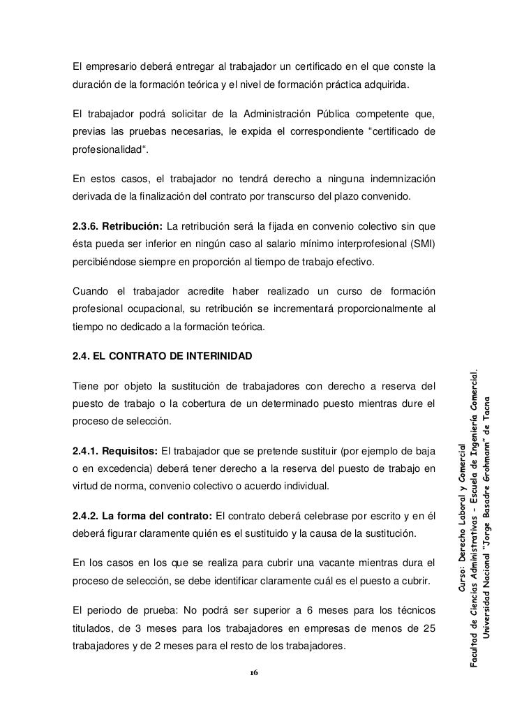 Extincion del Contrato de Trabajo