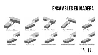 Ensambles en madera
 