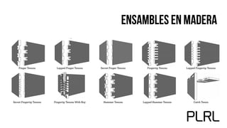 Ensambles en madera
 