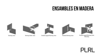 Ensambles en madera
 