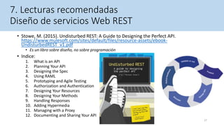 Desarrollo dirigido por modelo de servicios web REST | PPT