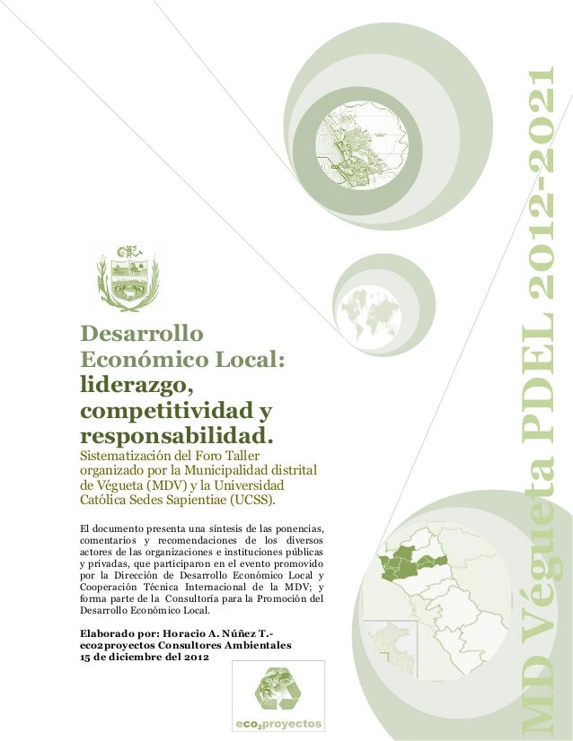 Desarrollo Económico Local Desarrollo Económico Local