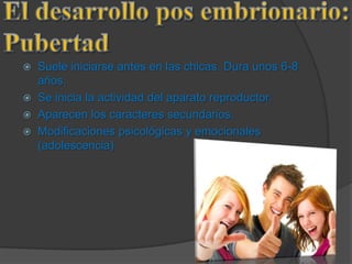 Desarrollo embrionario BIOLOGIA