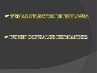 Desarrollo embrionario BIOLOGIA