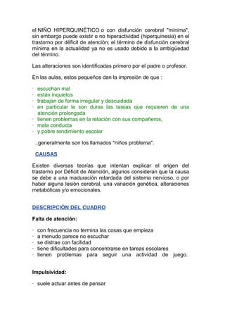 Desarrollo emocional