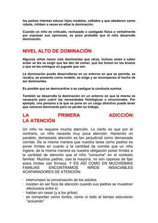 Desarrollo emocional