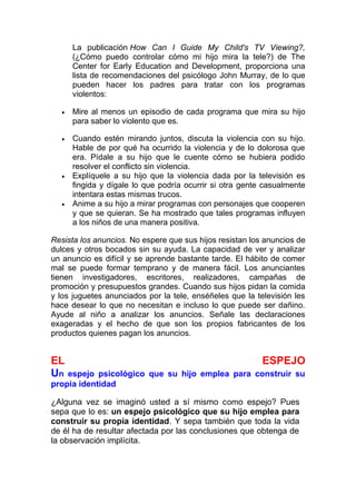 Desarrollo emocional