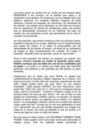 Desarrollo emocional