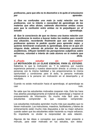 Desarrollo emocional