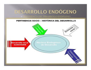    PERTINENCIA DEL DESARROLLO ENDÓGENO:
 