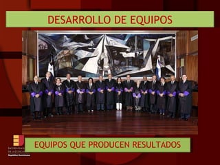 EQUIPOS QUE PRODUCEN RESULTADOS DESARROLLO DE EQUIPOS 