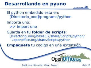 Java:  OpenOffice.org y Netbeans 