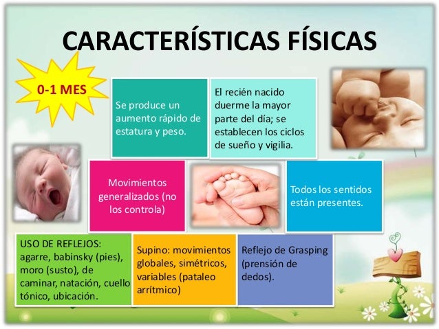 Desarrollo fisico niños 0 1 años