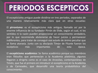 Desarrollo historico de la filosofia PPT