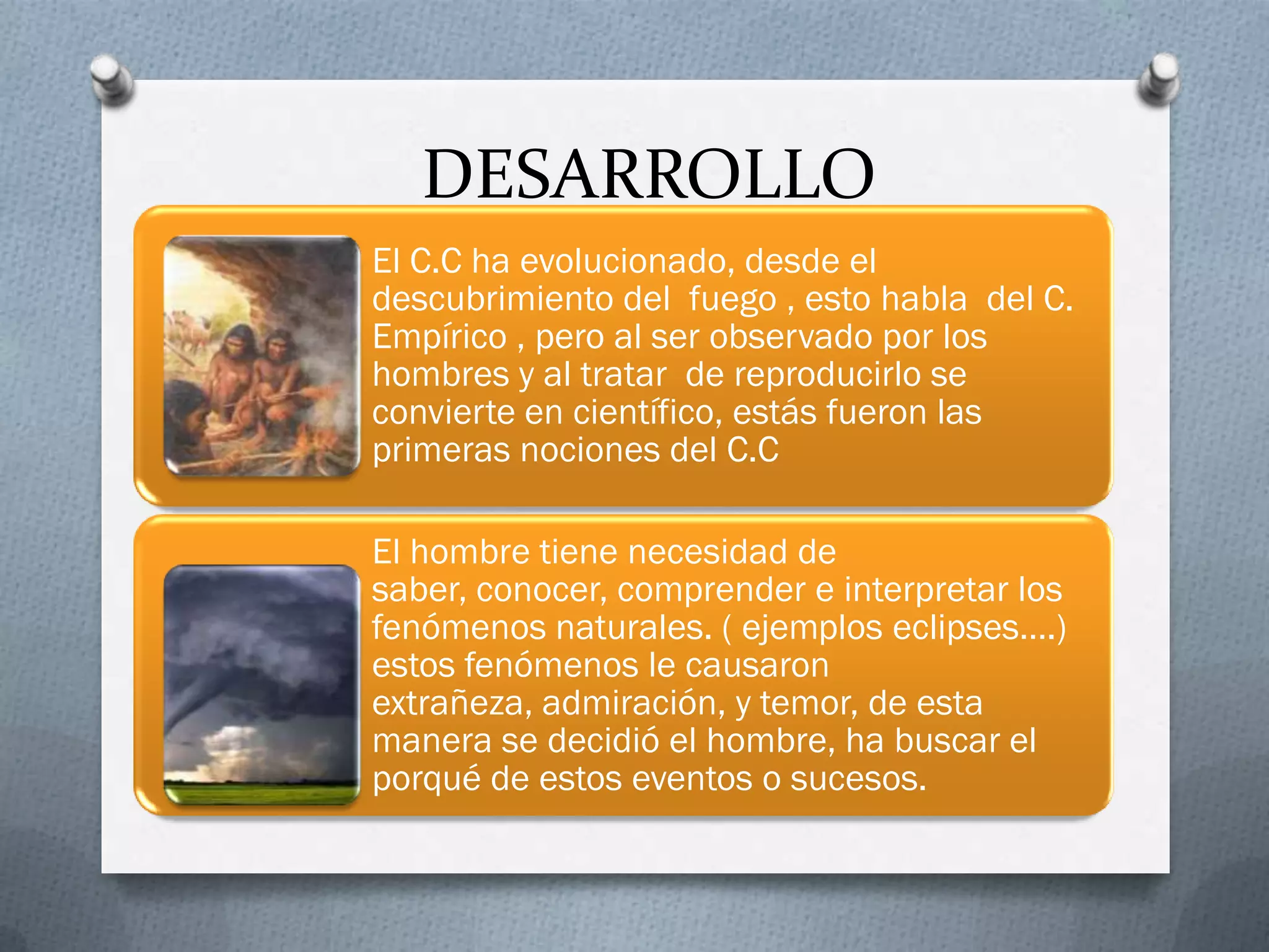 Desarrollo histórico de la epistemología