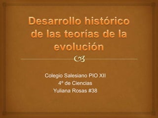 Colegio Salesiano PIO XII
4º de Ciencias
Yuliana Rosas #38

 