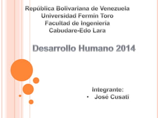 Desarrollo humano 2014