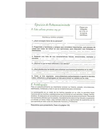 Desarrollo humano y profesional