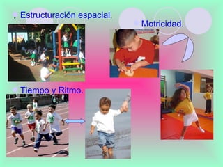 .
 Estructuración espacial.
                              Motricidad.




 Tiempo y Ritmo.
 