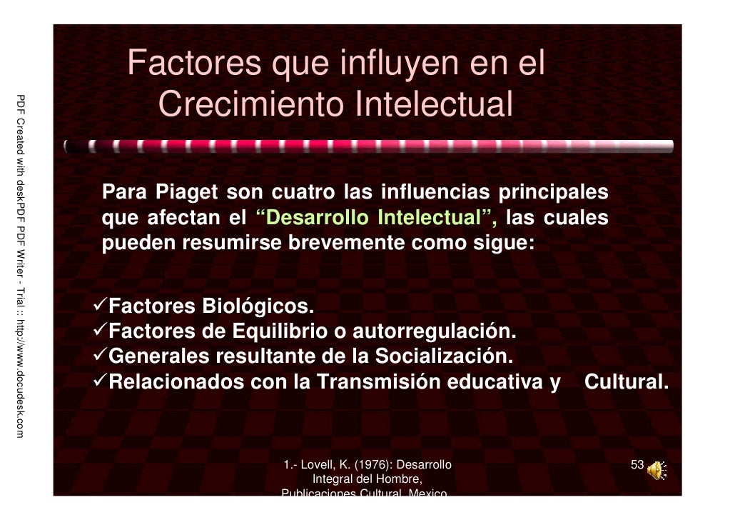 DESARROLLO INTELECTUAL