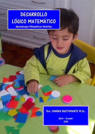 Dra. SANDRA BUSTAMANTE M.Sc.
Quito – Ecuador
2015
DESARROLLO
LÓGICO MATEMÁTICO
Aprendizajes Matemáticos Infantiles
 