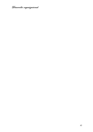 Desarrollo organizacional




                            45
 
