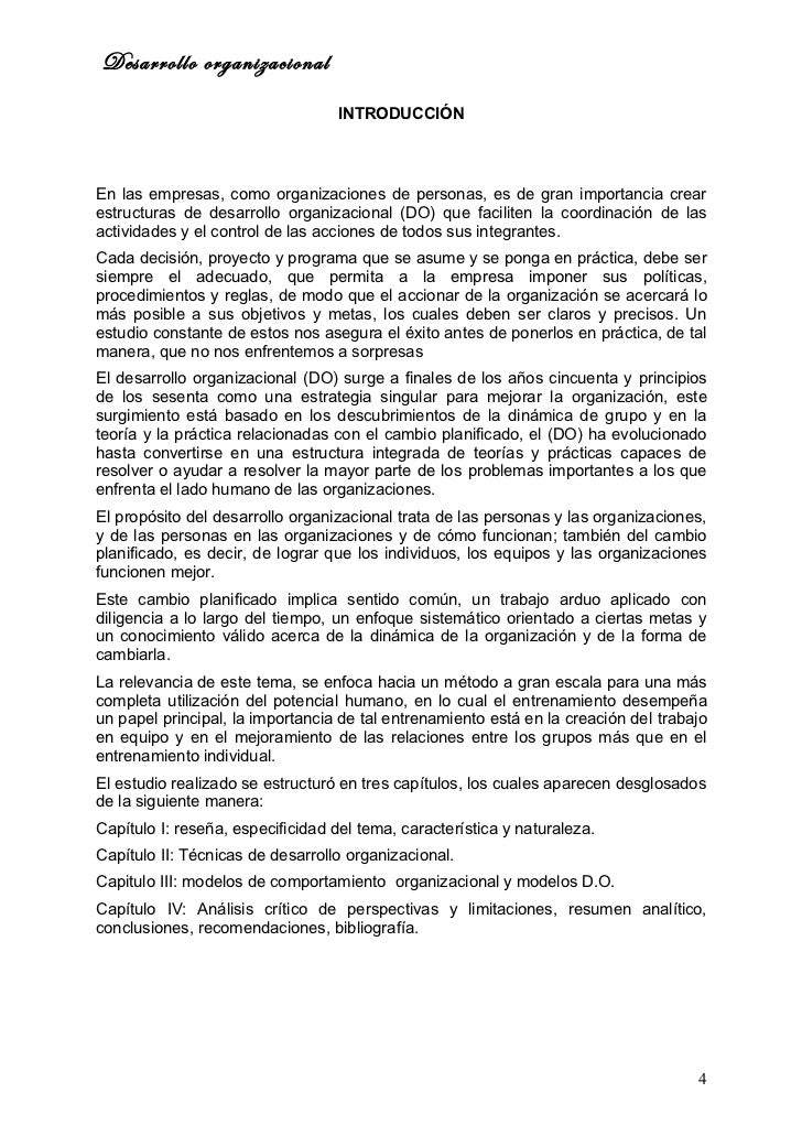 Desarrollo historico del comportamiento organizacional