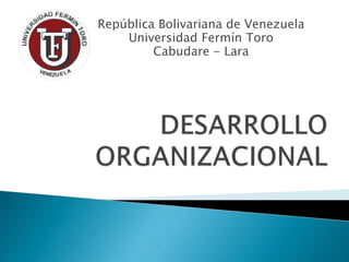 República Bolivariana de Venezuela
Universidad Fermín Toro
Cabudare - Lara
 