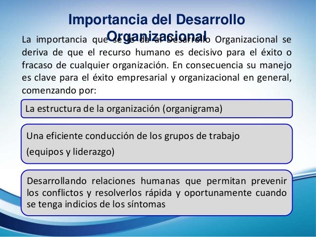 Desarrollo organizacional
