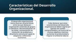 DESARROLLO ORGANIZACIONAL para administración y dirección de negocios ...