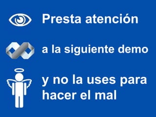 Caso real: MobiTrackerAutores: YoussefMonkachi y Joaquín BonetRastreo de terminales móviles en caso de pérdida/robo vía web.#mt#posicion#contraseña