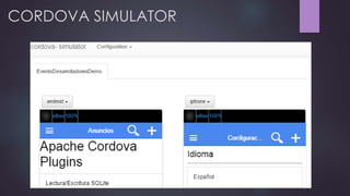 Desarrollo de aplicaciones móviles con Ionic y Apache Cordova | PPTX