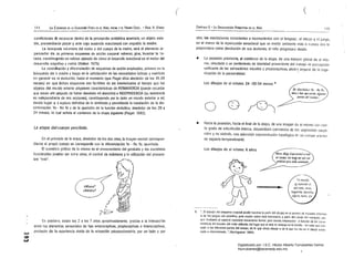 115
(
114 LA EIsr(IMllA DE lA EOlJCACJÓlI FislCA W El NIVEl IN!ClAl VEl PnllAEU CICLO...• RAÚL H. Gt¡MEl
condiciones dl reconocer dentro de la percepción simbiótica apunlada, un oojelo esta­
ble, proveedor de placer y ante cuya ausencia reaccionará con anguslia: la madre.
La búsQleda voluntaria del rostro o del cuerpo de la madre, será el elemento or­
ganiza(for de lls primeros esquemas de acción corporal: volverse, girar, tevantar la-::a­
beza, COllslilll~ndo un valioso ejemplo de cómo el desarrollo emocional es el motor del
desarrollo cOIJlllivo y molriz (Wallon: 1975).
La coordllaclón y diferenciación de esquemas de acción empteados, primero en la
iJtisqueda de h madre y luego on la satisfacción de las necesidades lúdicas y motrices
en general va en evolución, hasta olmomenlo (que Piagel silúa alrededor de los 1B-20
meses) en qUE dichos esquemas son factibles de ser intorlorlzados al tiempo que los
objetos del mUldo externo adquieren caracterlsticas de PERMANENCIA (pueda recurdar
que están allí cespués de haber desviado mi atención) e INDEPENDENCIA (su existencia
es independierie de mis acciones), constituyendo por lo tanto un mundo exterior a mi,
dando lugar a aruptura definitiva de la simbiosis y permitiendo la instalaclón de la .dls·
criminación Yo - No Yo y de la aparición de la función simbólica, alrededor de los 20 a
24 meses. lo OJal seMla el comienzo de la etapa siguiente (Plage: 1962).
La etapa del cuerpo percibido.
En 61 IJlill<ip!o de la elapa, alrededor de los dos af)os, la illla!Jen mental correspon­
diente al propic cuerpo se corresponde con la dUerenGÍación Yo - No Yo, apuntada.
El correlan gráfico de la misma es el encerramiento del garabato y los correlalos
tUllciollnles putdon ser clllre olros, el conlrol de eslínteres y la utilización del pronom·
bre "mío".
( 	¡Afuera!
iA(ünlra?
/..
/'"
JJi
'-- ! ':--:.:;¿
t-::¡c.:...""
En adelane, desde los 2 a los 7 años aplOximadamenle, graci3s a la inleracción
enlre las arerertias sensoriales de lipa exteroceptlvas, propioceptivas e Interocepllvas,
,.., producto de la experiencia vivída de la actuación psicosociomotrlz, por un lado y por
t=i
W
(
CAPÍTULO G• LA 0IlGAIII1ACll/I PEOCEPTIVA EII EL NlflO
airo, lae asociaciones conscientes e inconscientes con el lenguaje, el dibujo y f!1 juego,
en el marco de fa repercusión emocional que un medio ambiente más o !llenos rico le
proporciona como devolución de sus acciones, el ní!'lo progresará desde:
• La posesión provlsorla, al comienzo de la etapa. de una ima(jen de si mis­
1110. vinculada a un sentimiento de idenUdad proveniente del ¡je percepción
unificanle de 11Is se~saclones visuales y propioceptivas, angular de la arga­
nización de la personalidad.
Los dibujos de sI mIsmo: 24 -30-34 meses 6
Pt discrimina Yo - No Yo.
111101.1 111111 11?"ttddo d/¡lIndf
?lfl/U fiel c~·erpo...
o ¡O~(o
• 	 Hacia la posesión, hacia ellioal de la etapa, de una imagen d¡) si mismo COI1 cier­
lo gmdo de at1iculación interna, desarrollada conciencia de los ;¡cumcnlos corpo­
ríllt~s y 1~1l Sílllll::ls, !lila :ul¡:¡:uat!a WIIlIWWII¡u;iól1 IOj)olliuica II,! $U CtH!tpO Uli(;nla­
do espacio-temporalmente.
las dibujos de sI mismo: 6 años
o
~dJ¿¡
'Ahol' ilihuio ("plm%) ~ /oilo
mi CUtrpo. l~J irnd¡tnlJ qtÍn 1M
!¡(.i/iw PI/O t¡(.in olÍtll/aildl.
--_.­
6. •...EI cstudio del esqucma cmporal puede hacerse (a flJrtir del dibujo) en el periodo dc I'azados inlOlflles
o de Ins juegos con plastillria. pero resulla solJrc todo Inlcresanlc a partir del úiblljO del fllonigOIC. po:.
Que (10 sUarda el aspeclo CXllfCSivo meramcnlc formal. para clamas infO/maciól1:11 lunción de las ca'dC'
Icrislicas del Irazado. del color l!tiüZildo. def tUllar que Cllllll0 se illrilJuvc en la lillllilia .. del v,llm que CO/1.
CCIJI: alilS difculIllas parles del cuerpo, de lo Que olvida dilJujar odo lo QUC rus ¡Ii~ CI! el (fíbulo 1¡¡1510.
cado o dislorslonado.... (Ajurl¡¡gucrra: 1984).
Digitalizado por: I.S.C. Hèctor Alberto Turrubiartes Cerino
hturrubiartes@beceneslp.edu.mx
 