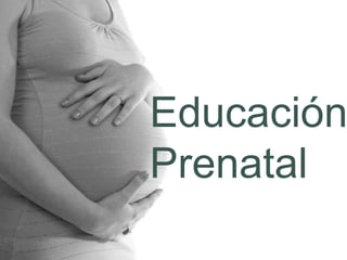 Desarrollo Prenatal

Educación
Prenatal

 