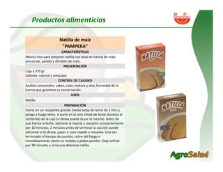 Alianza Clayuca/CIAT – Empresa privadaDesarrollo de productos alimenticios a partir de materias primas biofortificadas