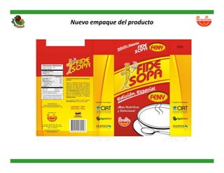 Alianza Clayuca/CIAT – Empresa privadaDesarrollo de productos alimenticios a partir de materias primas biofortificadas