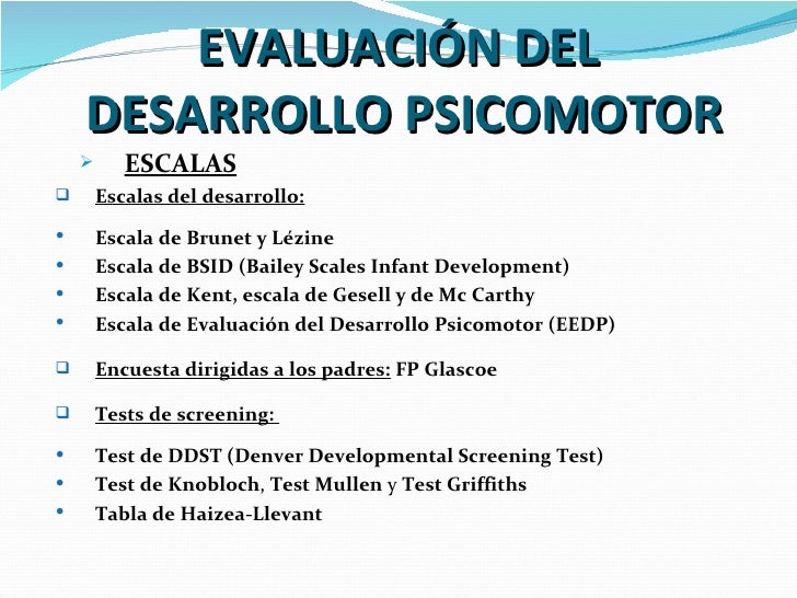 Escala Desarrollo Lezine Pdf rangrating