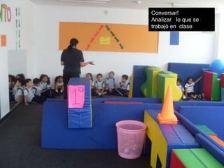 Conversar!
Analizar lo que se
trabajó en clase

 