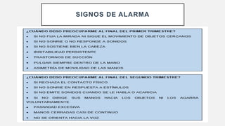 SIGNOS DE ALARMA
 