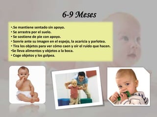 Desarrollo psicomotriz: bebé 3-6 meses - Actividades