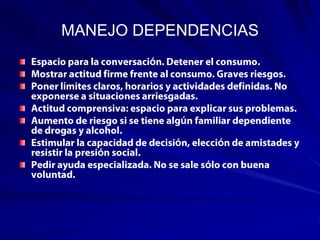 MANEJO DEPENDENCIAS
        ó

í


            ú

            ó       ó
    ó
                ó
 