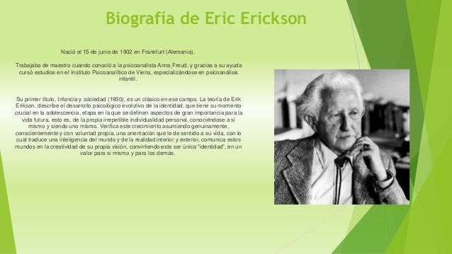 Desarrollo psicosocial de erikson