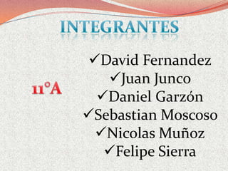 David Fernandez
   Juan Junco
  Daniel Garzón
Sebastian Moscoso
  Nicolas Muñoz
   Felipe Sierra
 