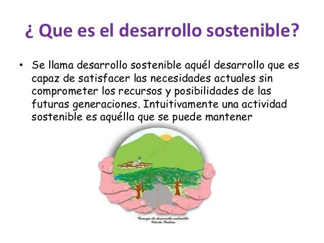 Desarrollo sostenible