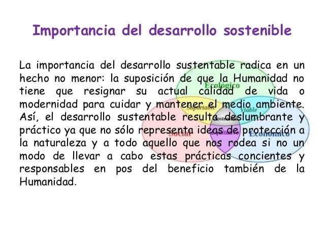 Desarrollo sostenible