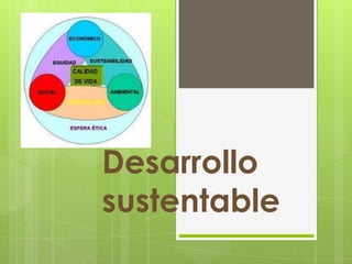 Desarrollo
sustentable
 