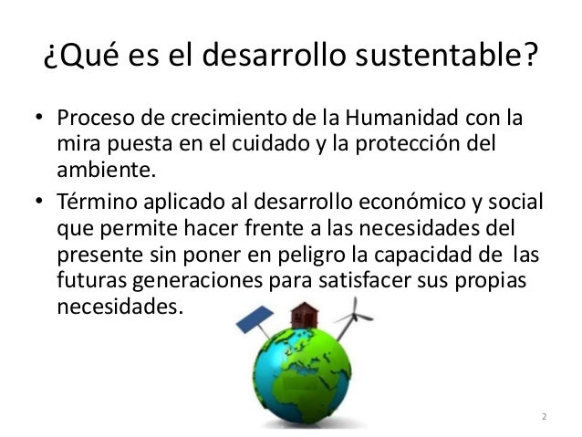 Desarrollo sustentable
