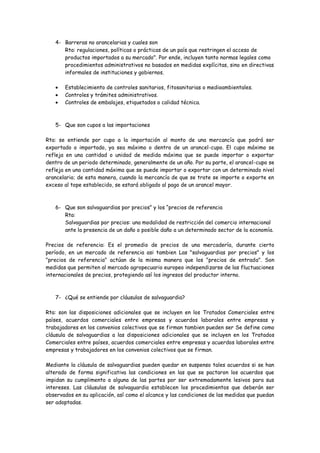 Desarrollo taller importacion