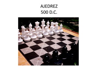 AJEDREZ 500 D.C. 